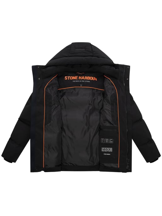 Stone Harbour heren winterjas Taviaan met fleececapuchon en winddicht design - Image 5