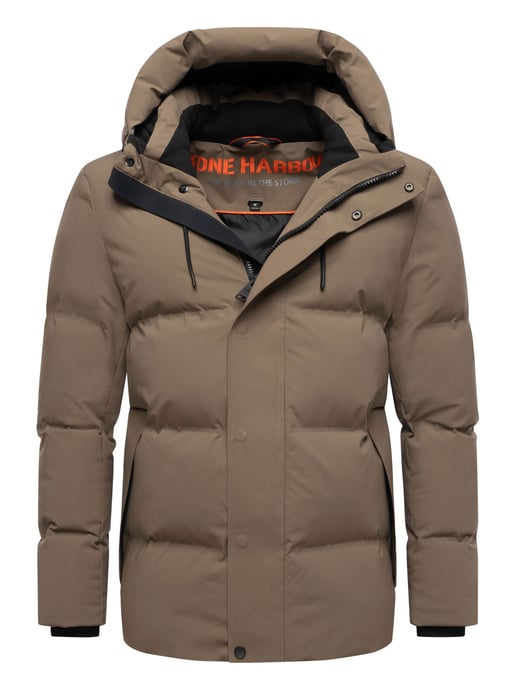 Stone Harbour heren winterjas Taviaan met fleececapuchon en winddicht design - Image 1