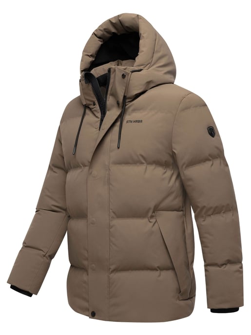 Stone Harbour heren winterjas Taviaan met fleececapuchon en winddicht design - Image 3