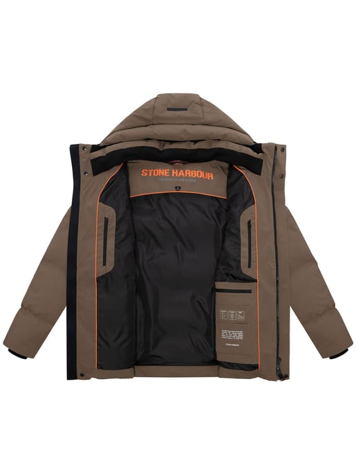Stone Harbour heren winterjas Taviaan met fleececapuchon en winddicht design - Image 5