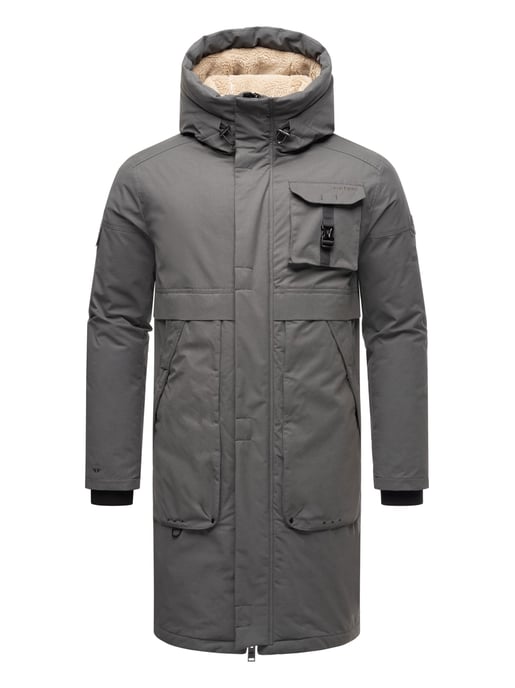 Stone Harbour heren outdoorjas Cyriaan met teddyvoering in capuchon en winddicht design - Image 2