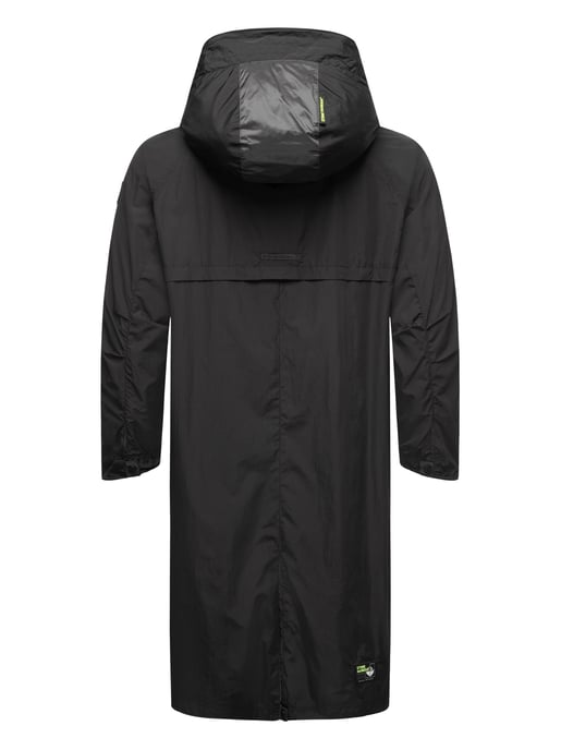 Stone Harbour regnjacka för herrar Zafaar med lång passform och vind- / vattenavvisande material - Image 4