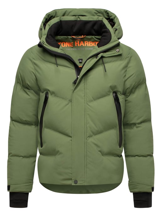 Stone Harbour heren winterjas Livianoo met afneembare capuchon en fleecezakken - Image 1