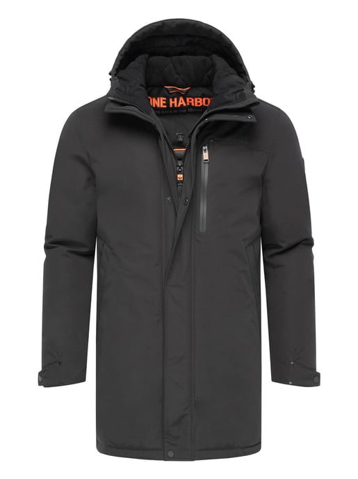 Stone Harbour heren winterjas Phinoo met fleecezakken en 2-weg ritssluiting - Image 1