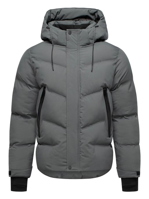 Stone Harbour heren winterjas Livianoo met afneembare capuchon en fleecezakken - Image 2