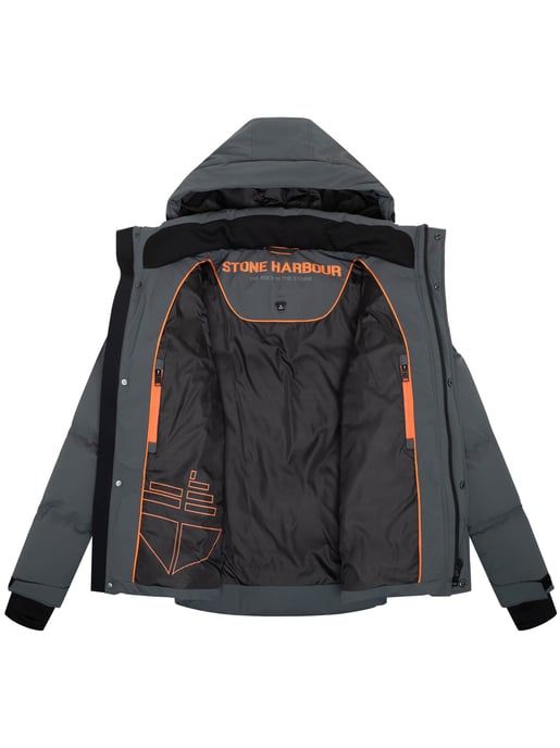 Stone Harbour heren winterjas Livianoo met afneembare capuchon en fleecezakken - Image 5