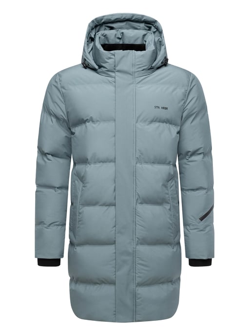 Stone Harbour men’s winter coat Thadeek with detachable hood & magnetic pockets - Image 2