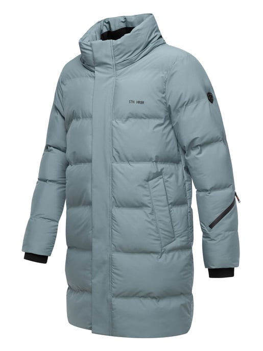 Stone Harbour men’s winter coat Thadeek with detachable hood & magnetic pockets - Image 3
