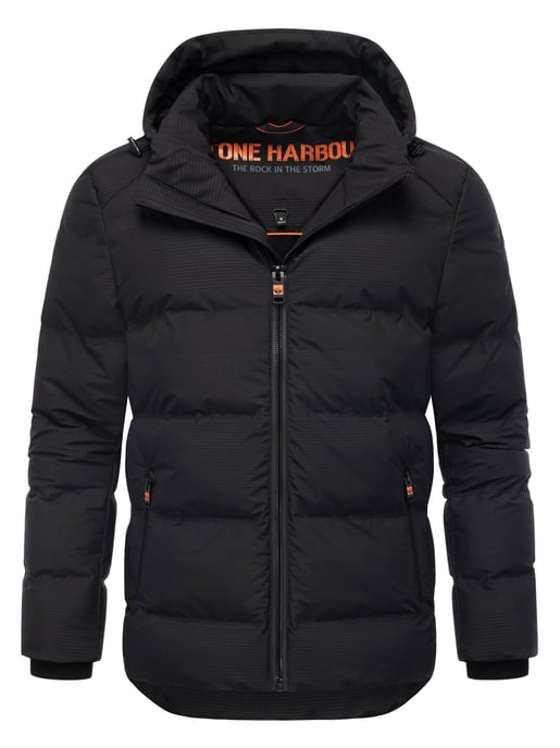 Stone Harbour men’s winter jacket Gavriloo with detachable hood & fleece lining - Image 1