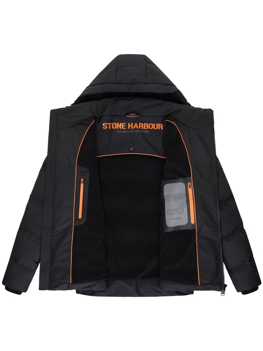 Stone Harbour men’s winter jacket Gavriloo with detachable hood & fleece lining - Image 6