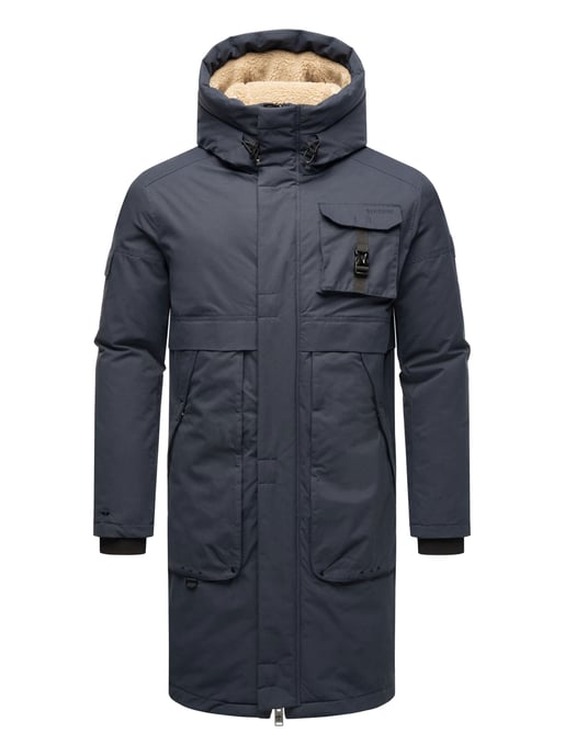Stone Harbour heren outdoorjas Cyriaan met teddyvoering in capuchon en winddicht design - Image 2