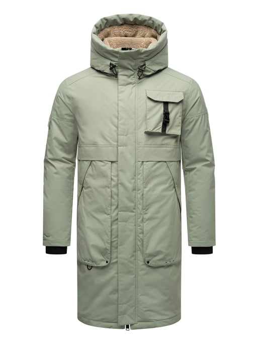 Stone Harbour heren outdoorjas Cyriaan met teddyvoering in capuchon en winddicht design - Image 2