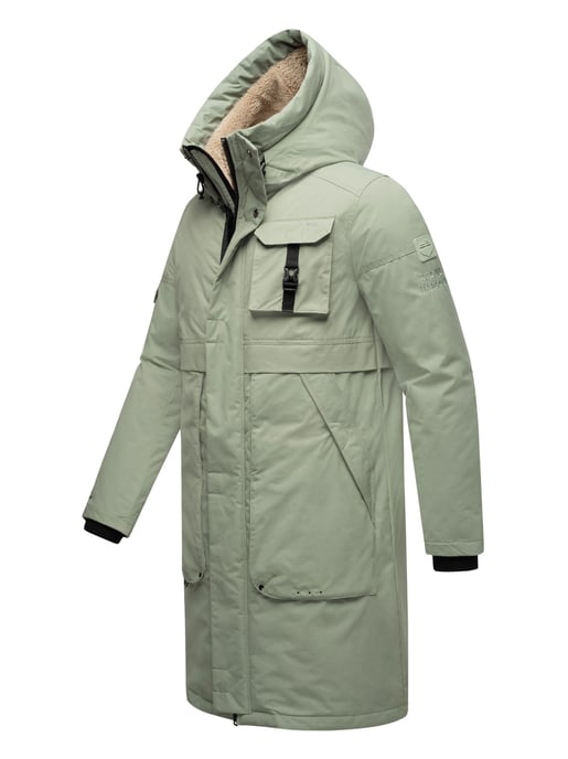 Stone Harbour heren outdoorjas Cyriaan met teddyvoering in capuchon en winddicht design - Image 3