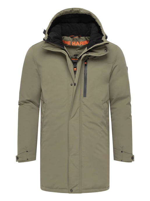 Stone Harbour heren winterjas Phinoo met fleecezakken en 2-weg ritssluiting - Image 1