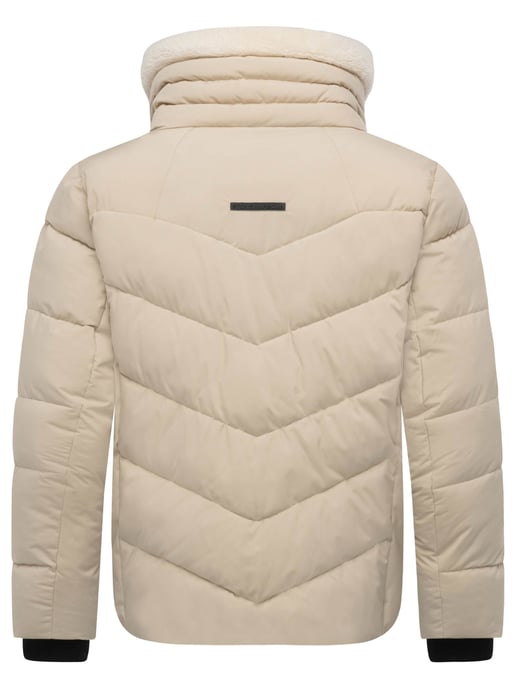 Stone Harbour heren gewatteerde jas Ansello met teddyfleece kraag en fleecevoering - Image 4