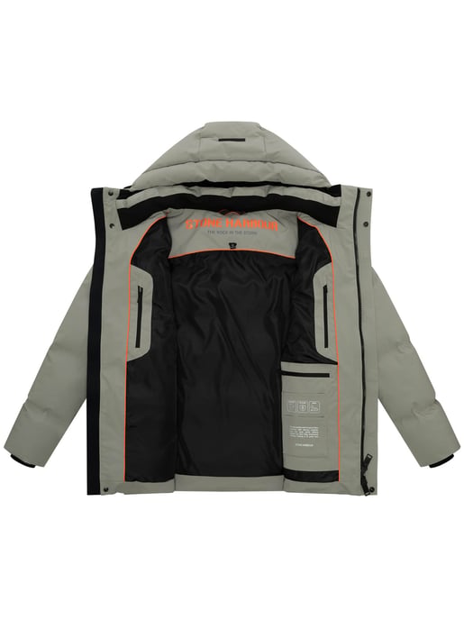 Stone Harbour heren winterjas Taviaan met fleececapuchon en winddicht design - Image 5