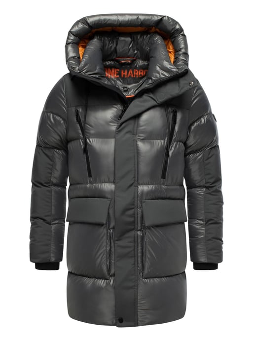 Stone Harbour heren winterjas Nelioon met 2-weg ritssluiting en capuchon - Image 1