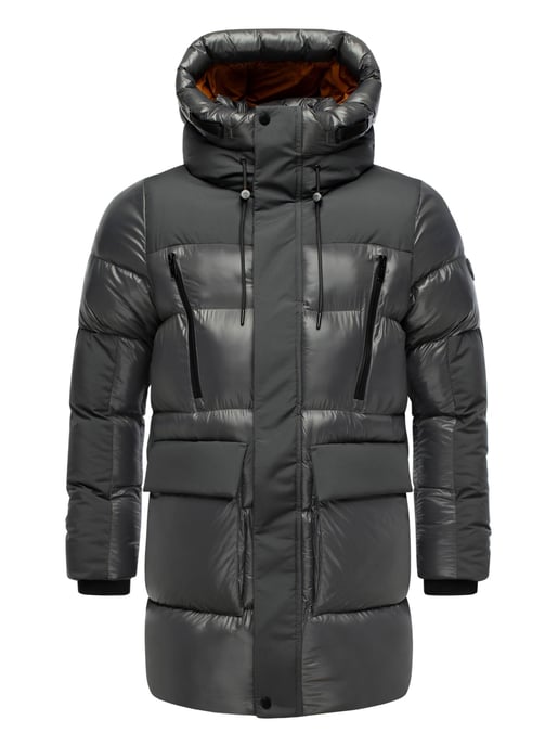 Stone Harbour heren winterjas Nelioon met 2-weg ritssluiting en capuchon - Image 2