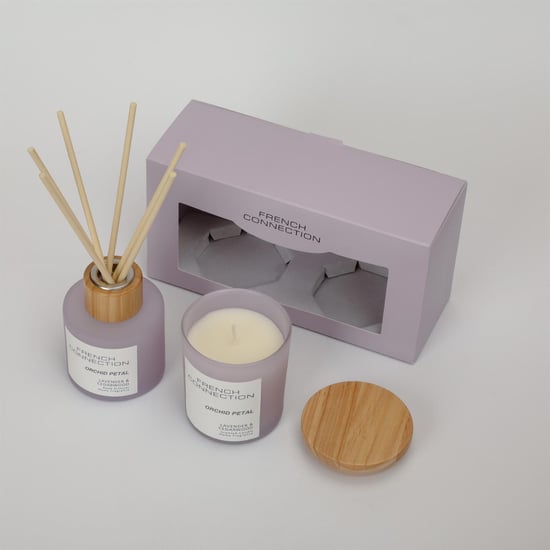 French Connection Pastel Collection Orchid Petal Diffuser 100ml + Candle 130g - Image 2