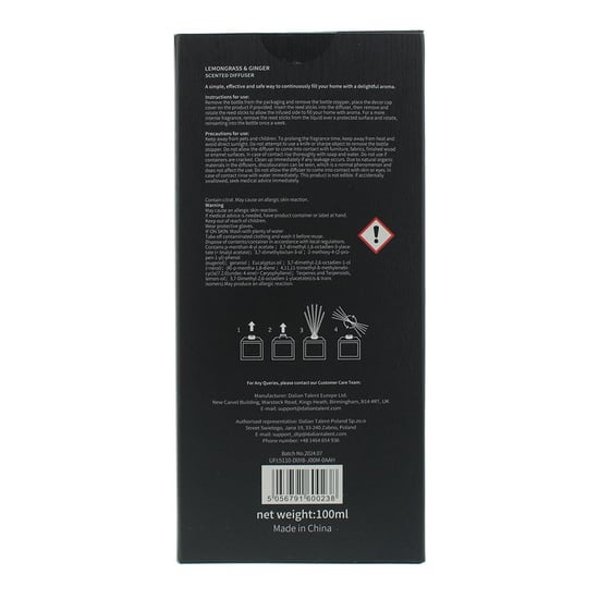 French Connection Wooden Collection Lemongrass And Ginger Diffuser 100ml - Image 5