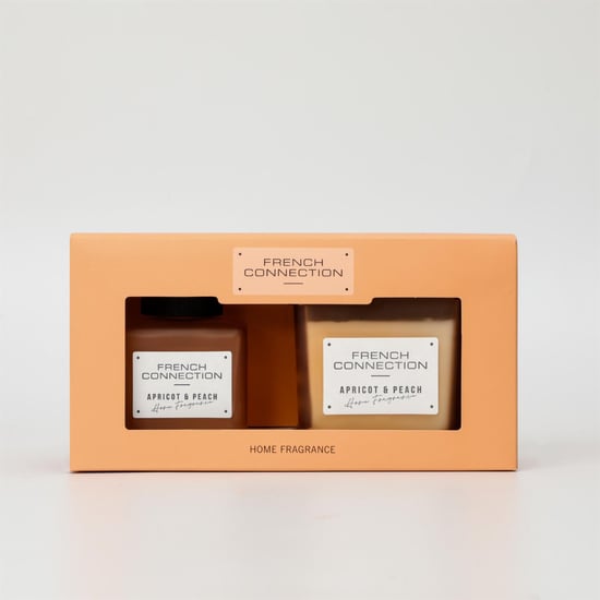 French Connection Autumn Collection Apricot & Peach Diffuesr 100ml + Candle 200g - Image 3