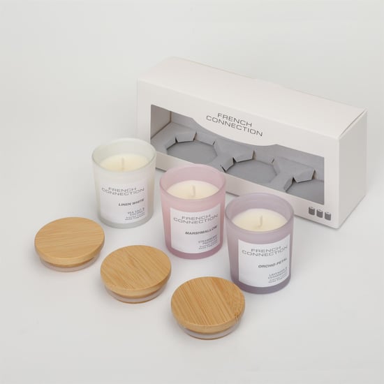 French Connection Pastel Collection Trio of Candles Gift Set 3 X 50g - Image 3