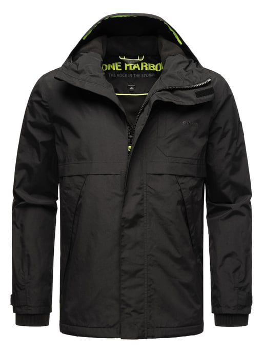 Stone Harbour lightweight men’s jacket Zanjaar with fleece lining & two-way zipper - Image 1