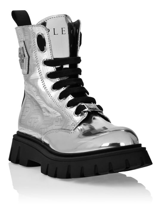 Mid Boots Hexagon Monogram - Image 1