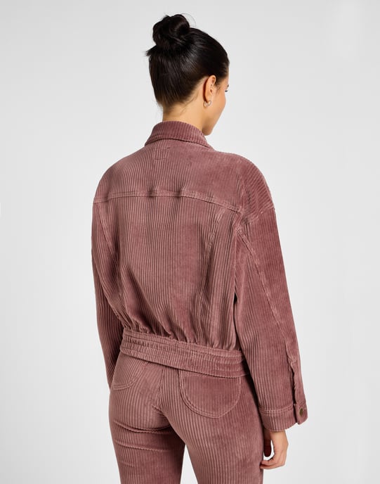 GB - Lee -Batwing Rider Jacket - Dreamy Mauve - Image 2