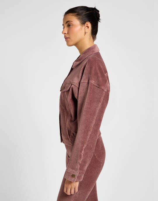 GB - Lee -Batwing Rider Jacket - Dreamy Mauve - Image 4