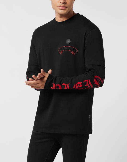 Double Sleeve T-Shirt Banner Embroidery - Image 5