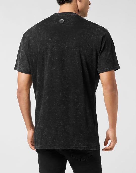 Washed Kimono Cut T-Shirt Eagle Crystal - Image 4