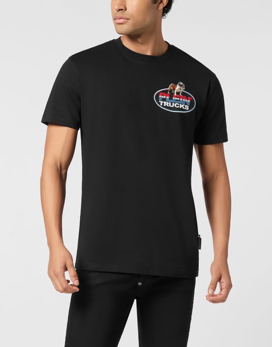 Round Neck T-Shirt Plein Trucks Bulldog - Image 2