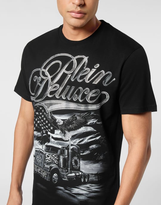 Round Neck T-Shirt Plein Truck Stones - Image 2