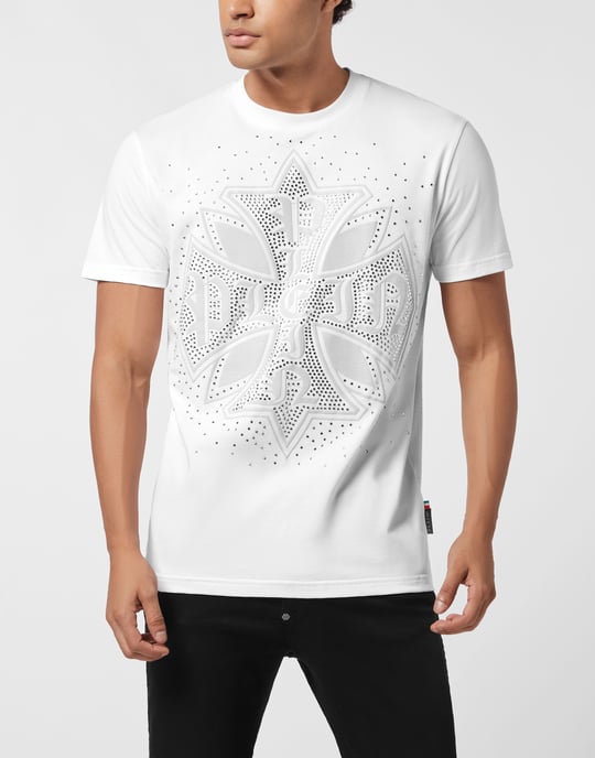 Rundhalsad T-shirt Plein Cross Stones - Image 4