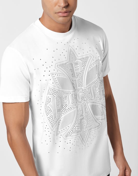 Rundhalsad T-shirt Plein Cross Stones - Image 5