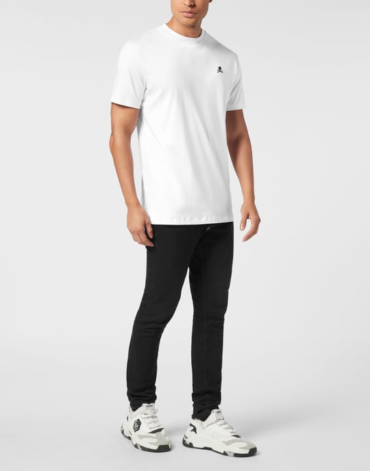 Basic Round Neck T-Shirt Skull - Image 4