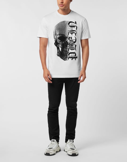 Rundhalsad T-shirt Gothic Plein Stones - Image 4