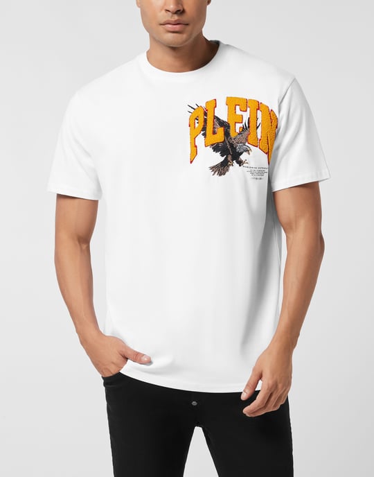 Rundhalsad T-shirt med Crystal Eagle-motiv - Image 5