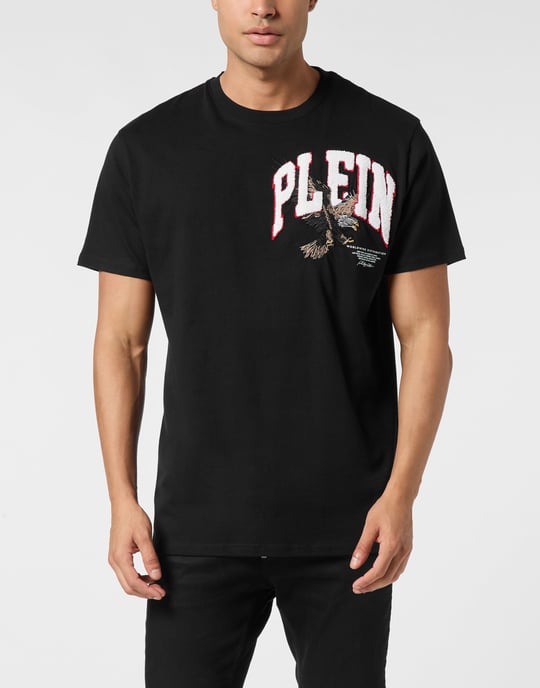 Rundhalsad T-shirt med Crystal Eagle-motiv - Image 2