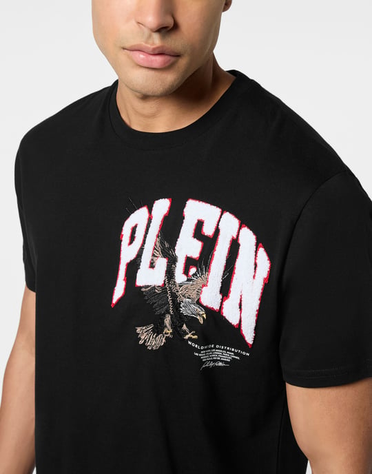 Rundhalsad T-shirt med Crystal Eagle-motiv - Image 3