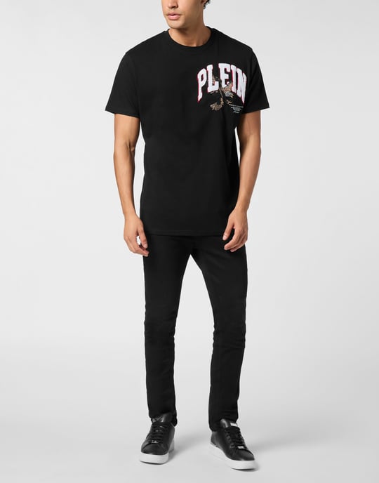Rundhalsad T-shirt med Crystal Eagle-motiv - Image 4