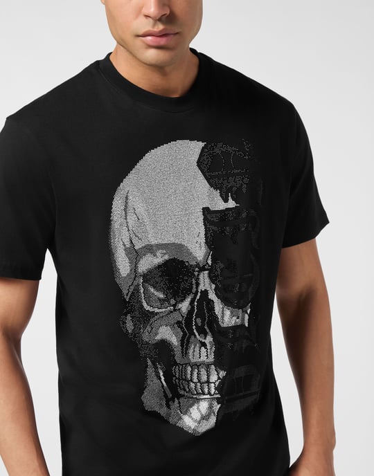 Rundhalsad T-shirt Gothic Plein Stones - Image 2