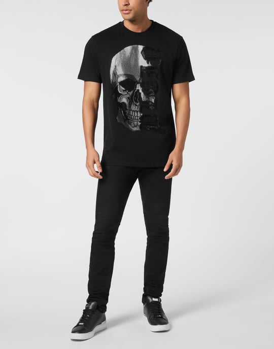 Rundhalsad T-shirt Gothic Plein Stones - Image 3