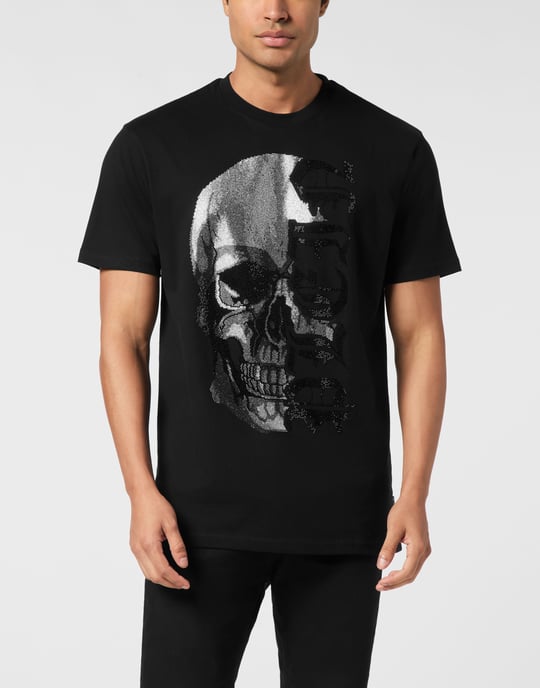 Rundhalsad T-shirt Gothic Plein Stones - Image 5