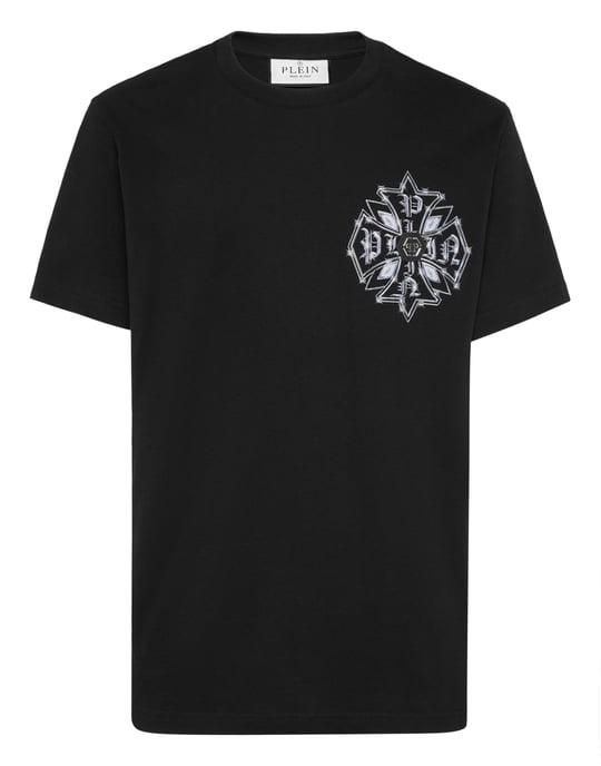 Round Neck T-Shirt Truck Gothic Plein - Image 1