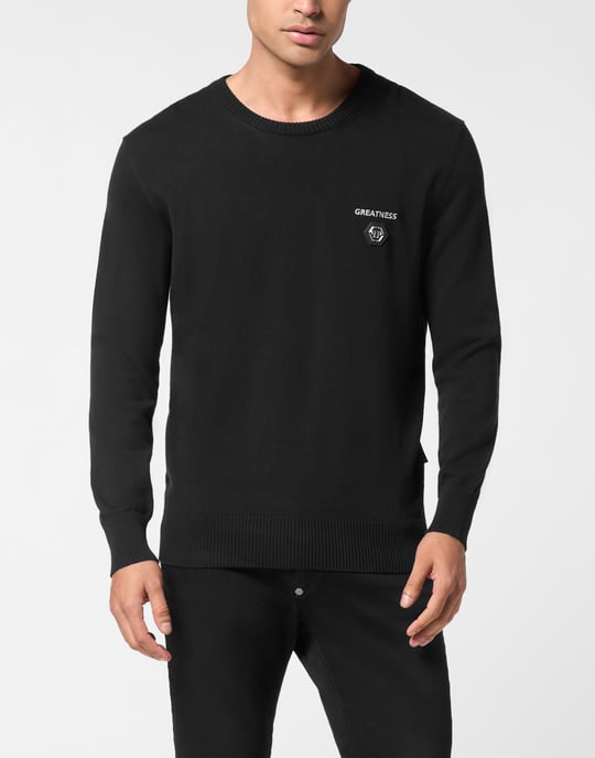 Rundhalsad pullover Greatness - Image 2