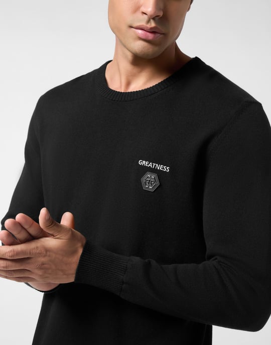 Rundhalsad pullover Greatness - Image 3