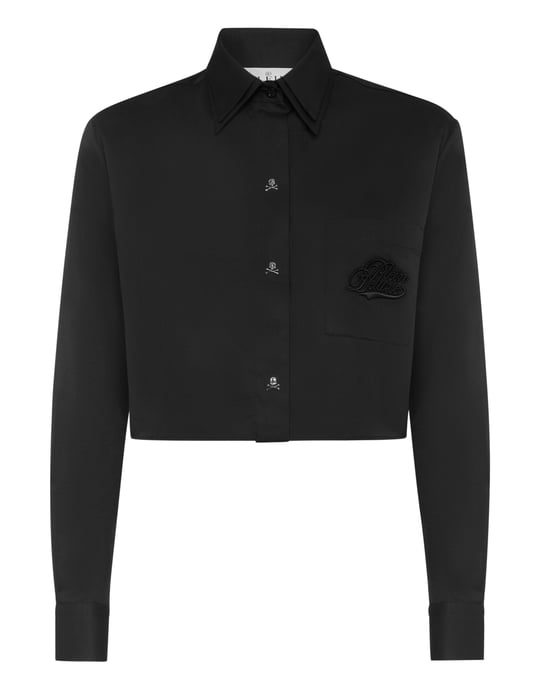 Cropped Double Collar Shirt Plein Deluxe - Image 1