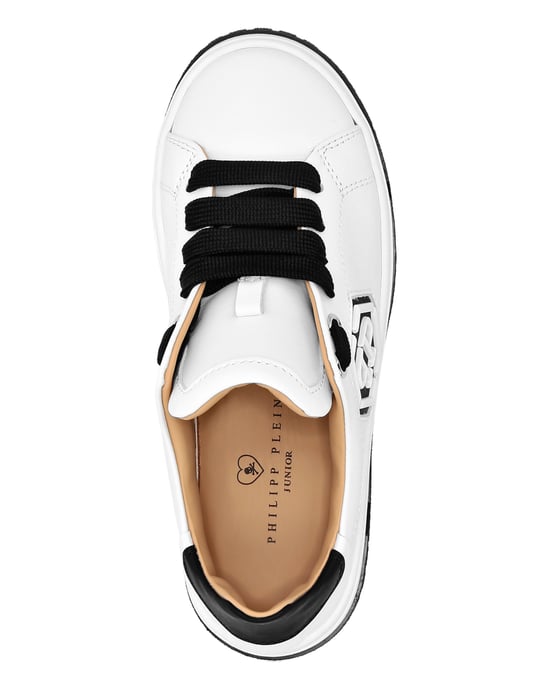 Leather Lo-Top Sneakers Hexagon - Image 3